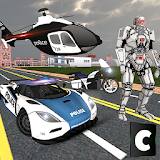 Police Transform Robot Hero icon