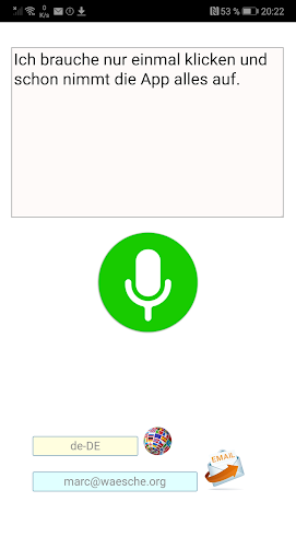 Android application Click-Mail screenshort