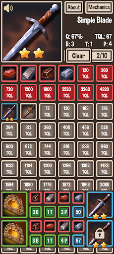 Android application Puzzled Swordsmith screenshort