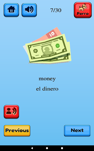 Fun Spanish Flashcards with Pi