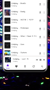 Screenshot 9 Coldplay Music Playlist android