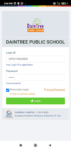 DainTree Public School Screen 3