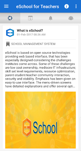eSchool for Teachers Screen 3