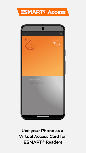 Android application ESMART® Access screenshort