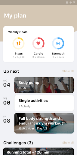 Android application SCAN PILATES by Seher Can screenshort