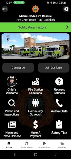 Android application Miami-Dade Fire Rescue screenshort
