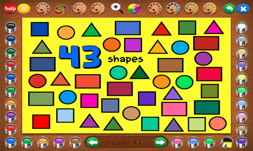 Android application Coloring Book 23: Counting Sha screenshort