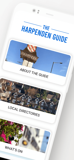 HarpendenGuide Screen 2