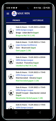 Android application Maxwin Tips Bet screenshort