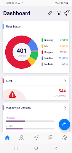 Alraqeeb Tracking Screen 3