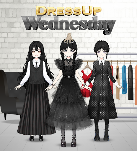 Android application DressUp Wednesday: Anime Girls screenshort