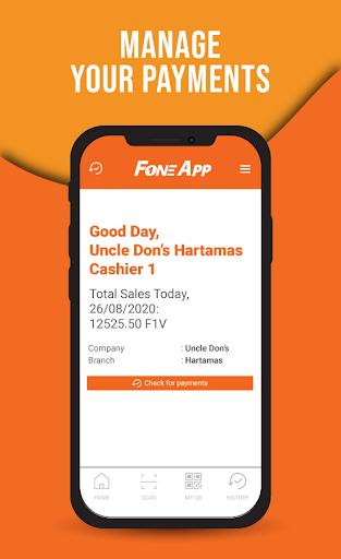 Android application FoneApp Merchant screenshort