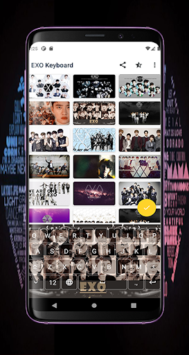 EXO Keyboard Theme Wallpaper