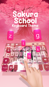 Sakura School Keyboard Theme