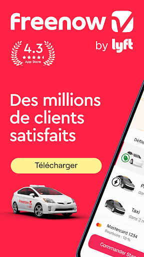 Freenow by Lyft : taxi et plus screenshot 1