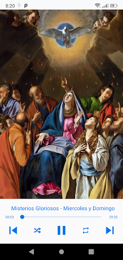 Rezo del Santo Rosario en audio