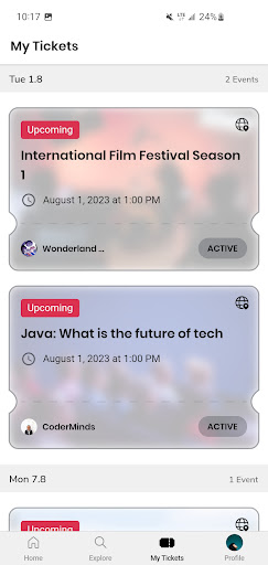 TicketCloud Screen 2