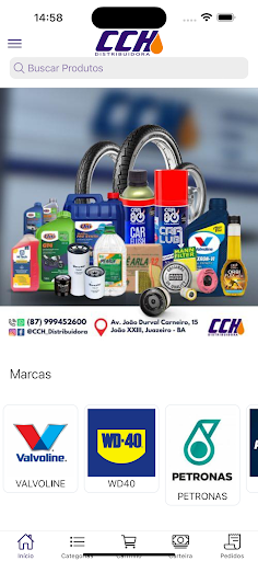 Android application CCH Distribuidora screenshort