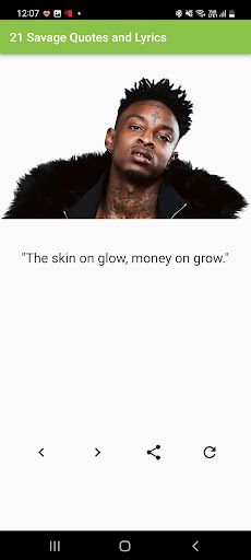 21 Savage Quotes and Lyrics Screen 3