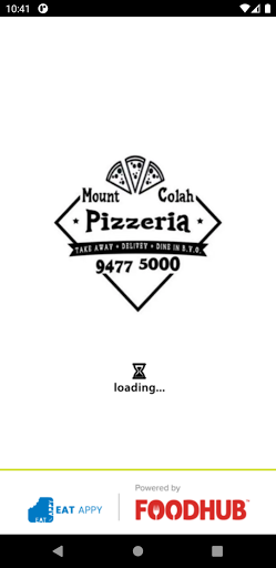 Android application Mount Colah Pizzeria screenshort
