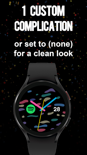 Android application Confetti Watch Face screenshort