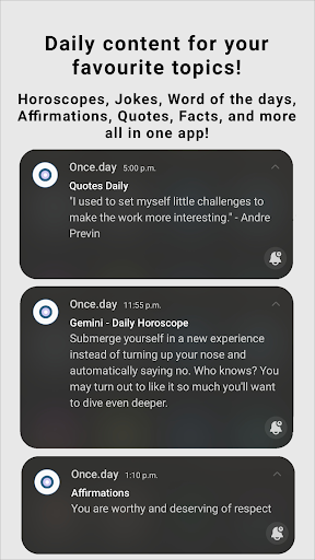Once.day Screen 2