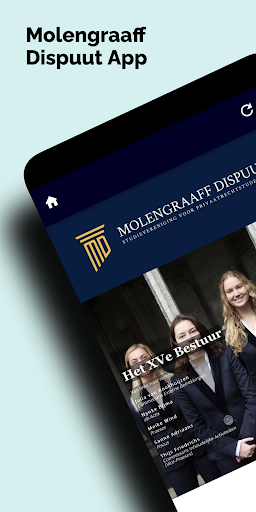 Android application Molengraaff dispuut screenshort