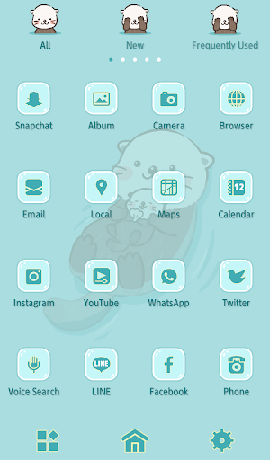 Sea Otter Family Screen 3
