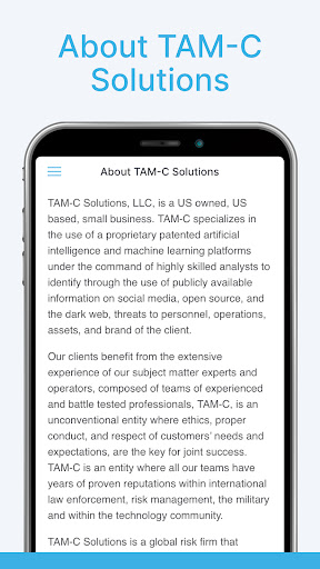 TAM-C Crisis Management Screen 2