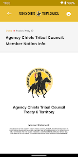Agency Chiefs Tribal Council