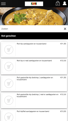 Android application Roti huis Chedi screenshort