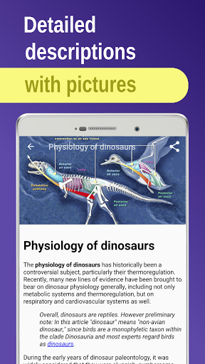Dinosaurs. Paleontology Screen 2