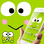 Cover Image of डाउनलोड Big Eyes Cute Frog Theme 1.1.5 APK