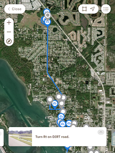 Screenshot of Sarasota County Auto Tours