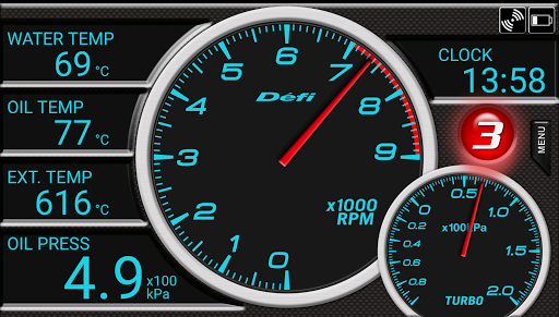 Defi Meter C Screen 3