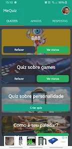 MeQuiz - Quiz entre amigos – Apps no Google Play