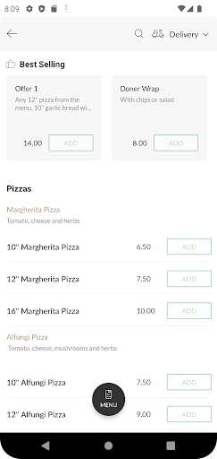 Alis Takeaway Screen 2
