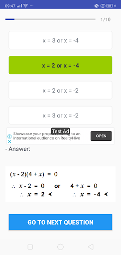 12th grade math Screen 3