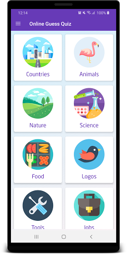 Android application Guess Word, Image, Sound Quiz screenshort