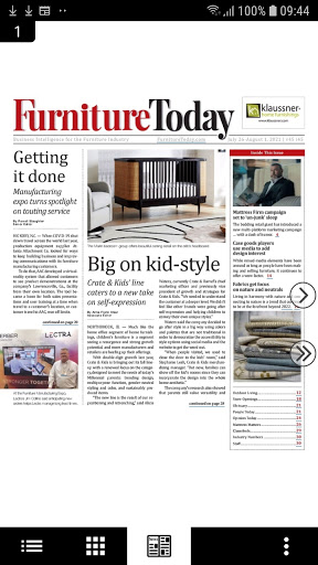 Android application Furniture Today screenshort