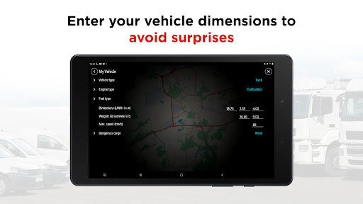 Screenshot of TomTom GO Fleet