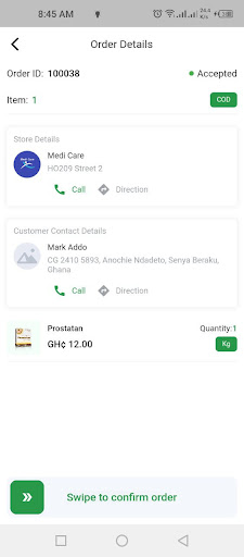NetMart Courier Screen 3