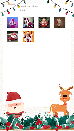 Christmas Animated Stickers Screen 2