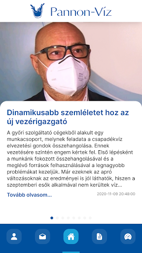 Android application Pannon-Víz screenshort