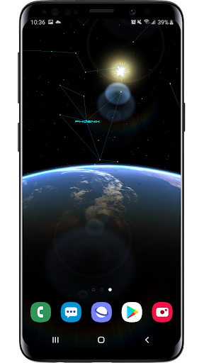 Android application Earth Parallax Live Wallpaper screenshort
