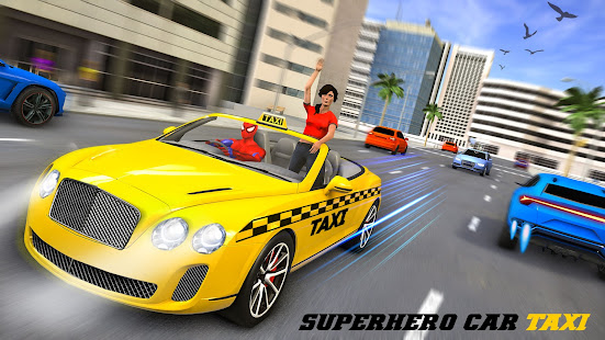 Superhero Car Games Taxi Games 1.2 APK screenshots 11