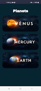 Mercury, Venus, Earth