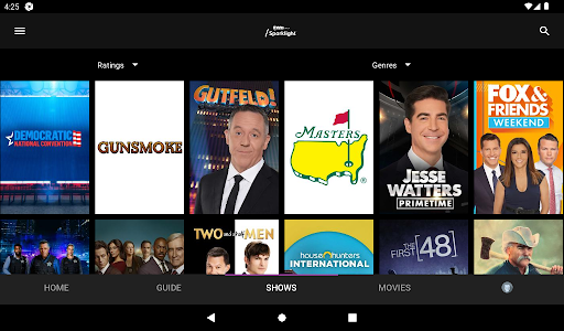 Screenshot of FidelityTV