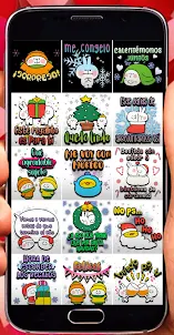 Invierno Stickers Animados