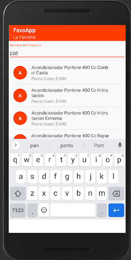 Favorita App by rodev Screen 3